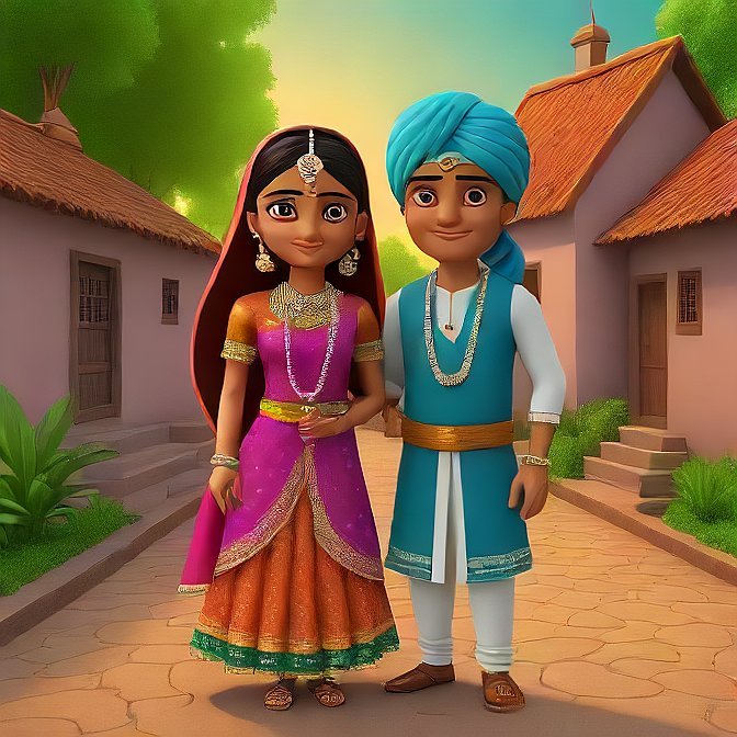 3D cartoon character art